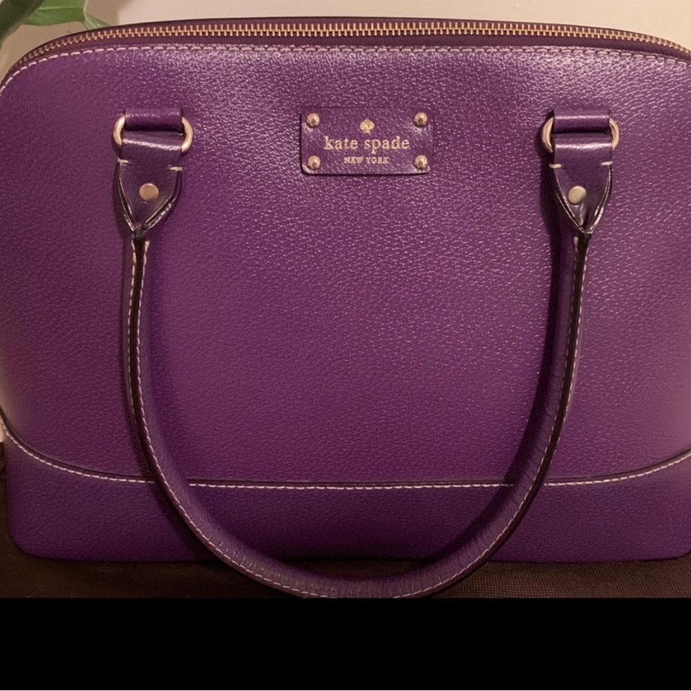 Kate Spade Wellesley Rachelle Purple Handbag